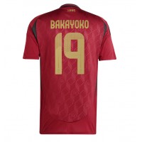 Camiseta Bélgica Johan Bakayoko #19 Primera Equipación Replica Eurocopa 2024 mangas cortas